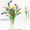 Real Touch Tulips Artificial Flowers – 15 Stems Faux Tulip Bouquet in Gift Box for Wedding, Home Decor, Party, Floral Arrangements (Rainbow Colors)
